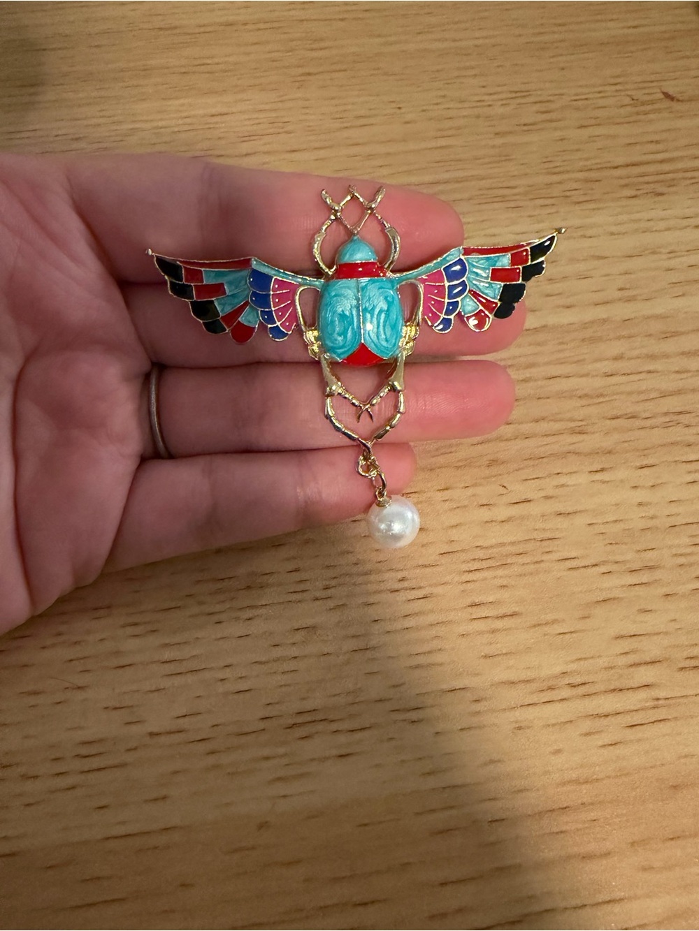 Colorful Enamel Bird & Insect Brooch Set - Multicolor - Picture 6 of 7